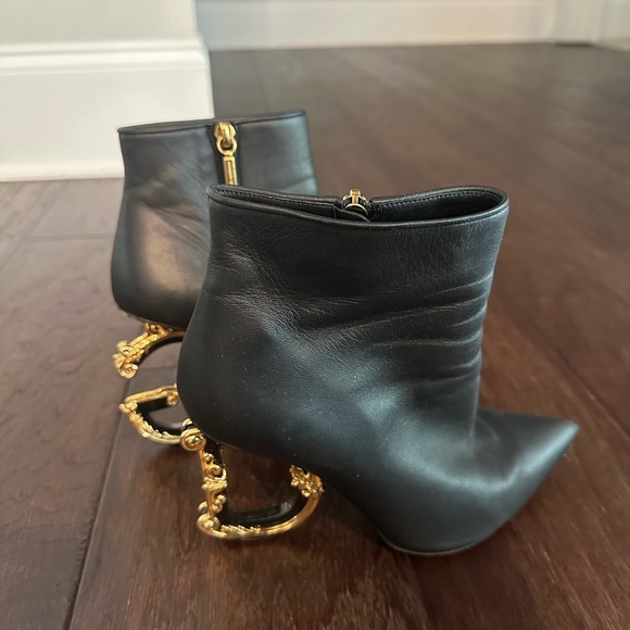 Dolce & Gabbana Baroque DG 105mm ankle boots - Picture 7 of 8